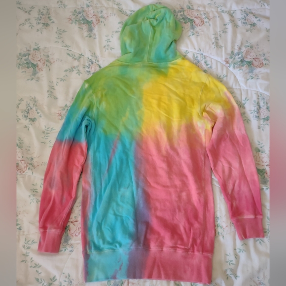 NWT VS PINK X Spiritual Gangster Tie Dye Hoodie Dress - Picture 3 of 13